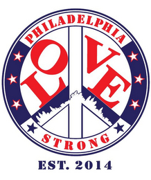 PHILADELPHIA LOVE STRONG EST. 2014 logo