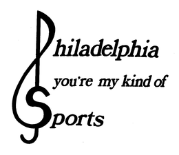 PHILADELPHIA YOU'RE MY KIND OF SPORTS logo