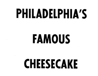 PHILADELPHIA'S FAMOUS CHEESCAKE logo