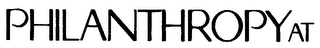 PHILANTROPHY AT logo