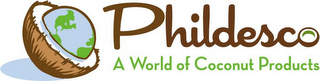 PHILDESCO A WORLD OF COCONUT PRODUCTS logo