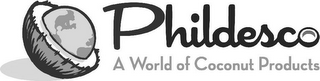 PHILDESCO A WORLD OF COCONUT PRODUCTS logo