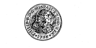 PHILIP V.D.G. HISPAN ET IND. REX 1736 logo