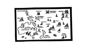 PHILIPPINES MICRONESIA MARSHALL ISLANDS HAWAII BALI PAPUA NEW GUINEA SOLOMON ISLANDS KIRIBATI VANUATU TUVALU TONGA AUSTRALIA GREAT BARRIER REEF NEW CALEDONIA SAMOA FIJI TAHITI NIUE NEW ZEALAND COOK ISLANDS logo