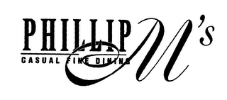 PHILLIP M'S CASUAL FINE DINING logo
