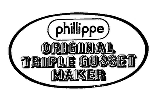 PHILLIPPE ORIGINAL TRIPLE GUSSET MAKER logo