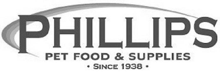PHILLIPS PET FOOD & SUPPLIES · SINCE· 1948 logo