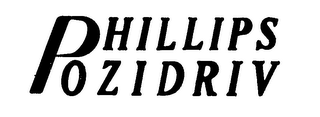 PHILLIPS POZIDRIV logo