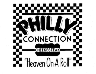 PHILLY CONNECTION CHEESESTEAK "HEAVEN ON A ROLL" logo