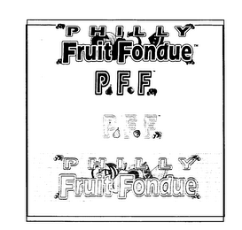 PHILLY FRUIT FONDUE PFF logo