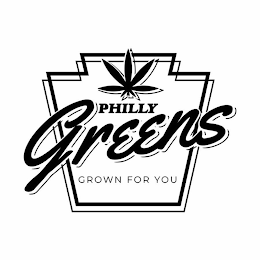 PHILLY GREENS GROWN FOR YOU logo