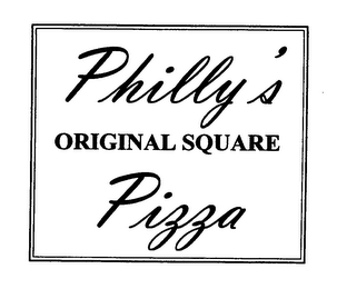 PHILLY'S ORIGINAL SQUARE PIZZA