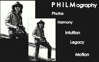 PHILMOGRAPHY PHOTOS HARMONY INTUITION LEGACY MOTION logo