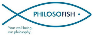 PHILOSOFISH YOUR WELL-BEING, OUR PHILOSOPHY. logo