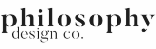 PHILOSOPHY DESIGN CO. logo