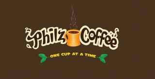 PHILZ COFFEE ONE CUP AT A TIME logo