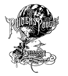 PHINEAS PHOGG'S BALLOON WORKS PURVEYORS OF BALLOONS BURGERS AND BOOGIE logo