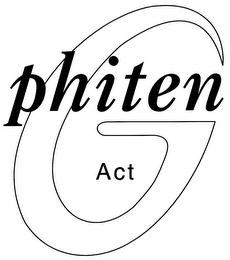 PHITEN G ACT logo