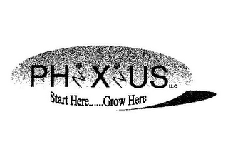 PHIXIUS LLC START HERE......GROW HERE logo