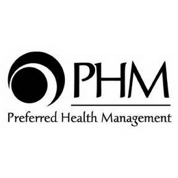 PHM PREFERRED HEALTH MANAGEMENT logo
