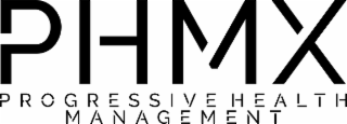 PHMX PROGRESSIVE HEALTH MANAGEMENT logo