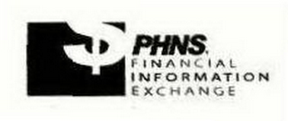 PHNS FINANCIAL INFORMATION EXCHANGE & DESIGN logo