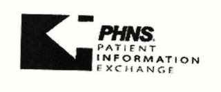 PHNS PATIENT INFORMATION EXCHANGE logo