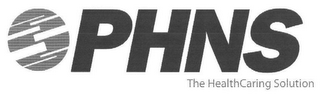 PHNS THE HEALTHCARING SOLUTION logo
