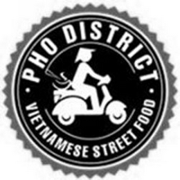PHO DISTRICT · VIETNAMESE STREET FOOD · logo