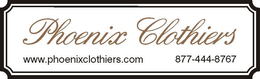 PHOENIX CLOTHIERS WWW.PHOENIXCLOTHIERS.COM 877-444-8767 logo
