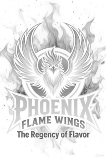 PHOENIX FLAME WINGS THE REGENCY OF FLAVOR logo
