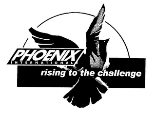 PHOENIX INTERNATIONAL RISING TO THE CHALLENGE logo