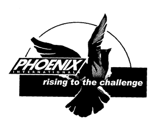 PHOENIX INTERNATIONAL RISING TO THE CHALLENGE logo