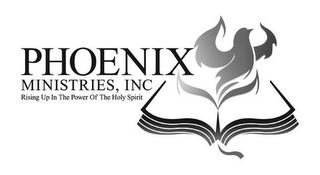 PHOENIX MINISTRIES, INC RISING UP IN THE POWER OF THE HOLY SPIRIT logo