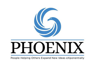 PHOENIX PEOPLE HELPING OTHERS EXPAND NEW IDEAS EXPONENTIALLY logo