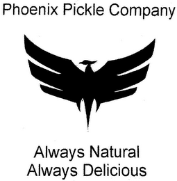 PHOENIX PICKLE COMPANY ALWAYS NATURAL ALWAYS DELICIOUS logo