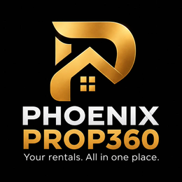 PHOENIX PROP360 YOUR RENTALS. ALL IN ONE PLACE. logo