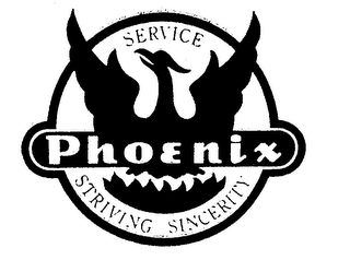 PHOENIX SERVICE STRIVING SINCERITY logo