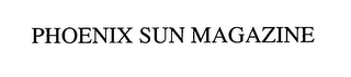 PHOENIX SUN MAGAZINE logo