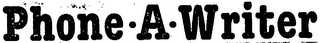PHONE-A-WRITER logo