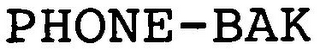 PHONE-BAK logo