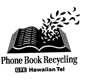 PHONE BOOK RECYCLING GTE HAWAIIAN TEL logo