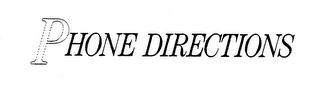 PHONE DIRECTIONS logo