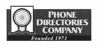 PHONE DIRECTORIES COMPANY FOUNDED 1971 logo