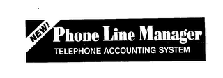 PHONE LINE MANAGER TELEPHONE ACCOUNTING SYSTEM NEW! logo