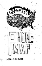 PHONE MAP 1-900-I-AM-LOST logo