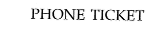 PHONE TICKET logo