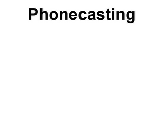 PHONECASTING logo
