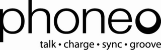 PHONEO TALK · CHARGE · SYNC · GROOVE logo