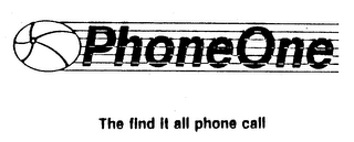 PHONEONE THE FIND IT ALL PHONE CALL logo